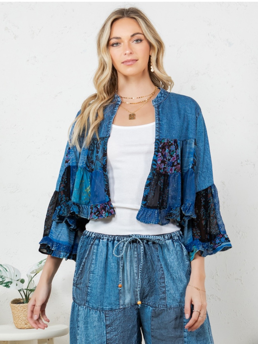 Boho Patchwork Jacket - Picture 7 of 7